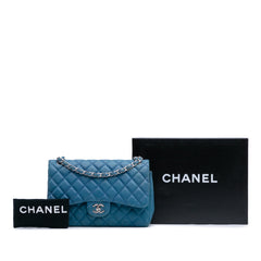 Jumbo Classic Caviar Double Flap