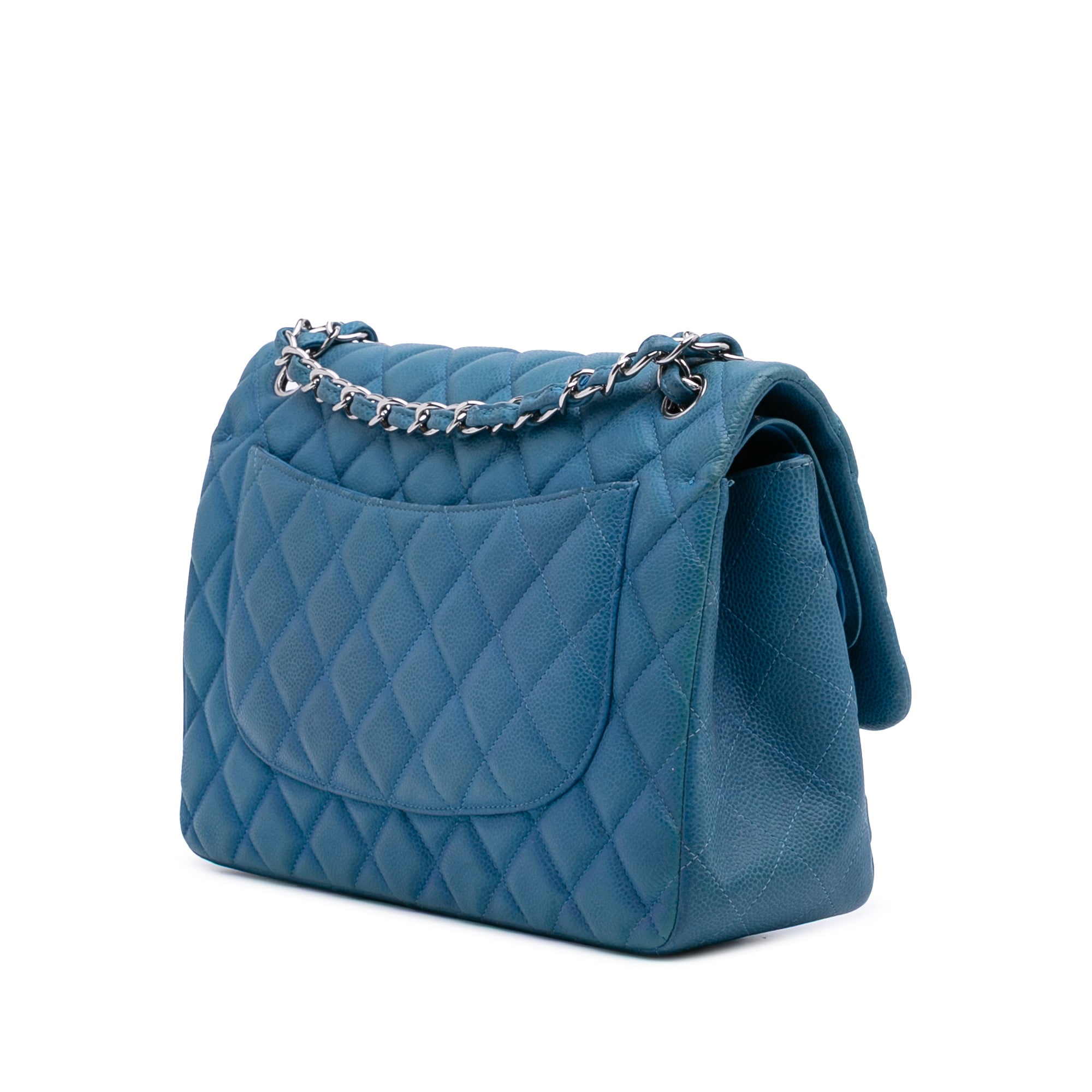 Jumbo Classic Caviar Double Flap