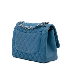 Jumbo Classic Caviar Double Flap