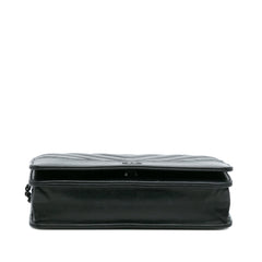 Chevron Aged Calfskin Gabrielle Wallet On Chain