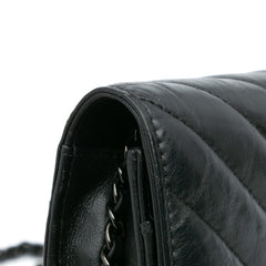 Chevron Aged Calfskin Gabrielle Wallet On Chain