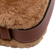 Shearling and Leather Romy Shoulder Bag