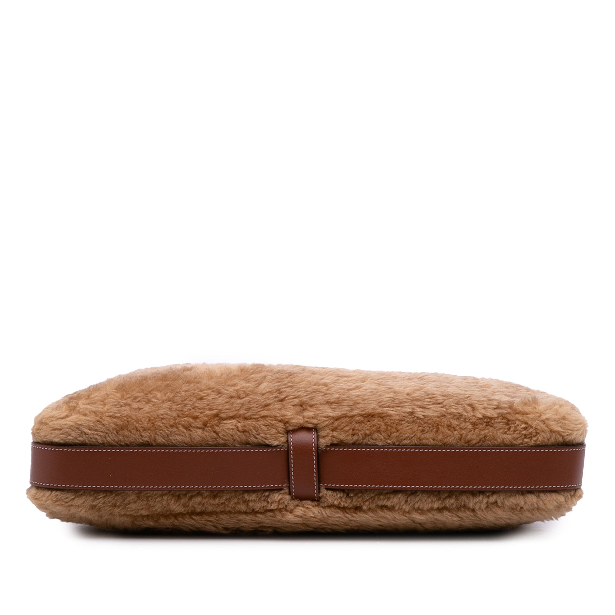 Shearling and Leather Romy Shoulder Bag