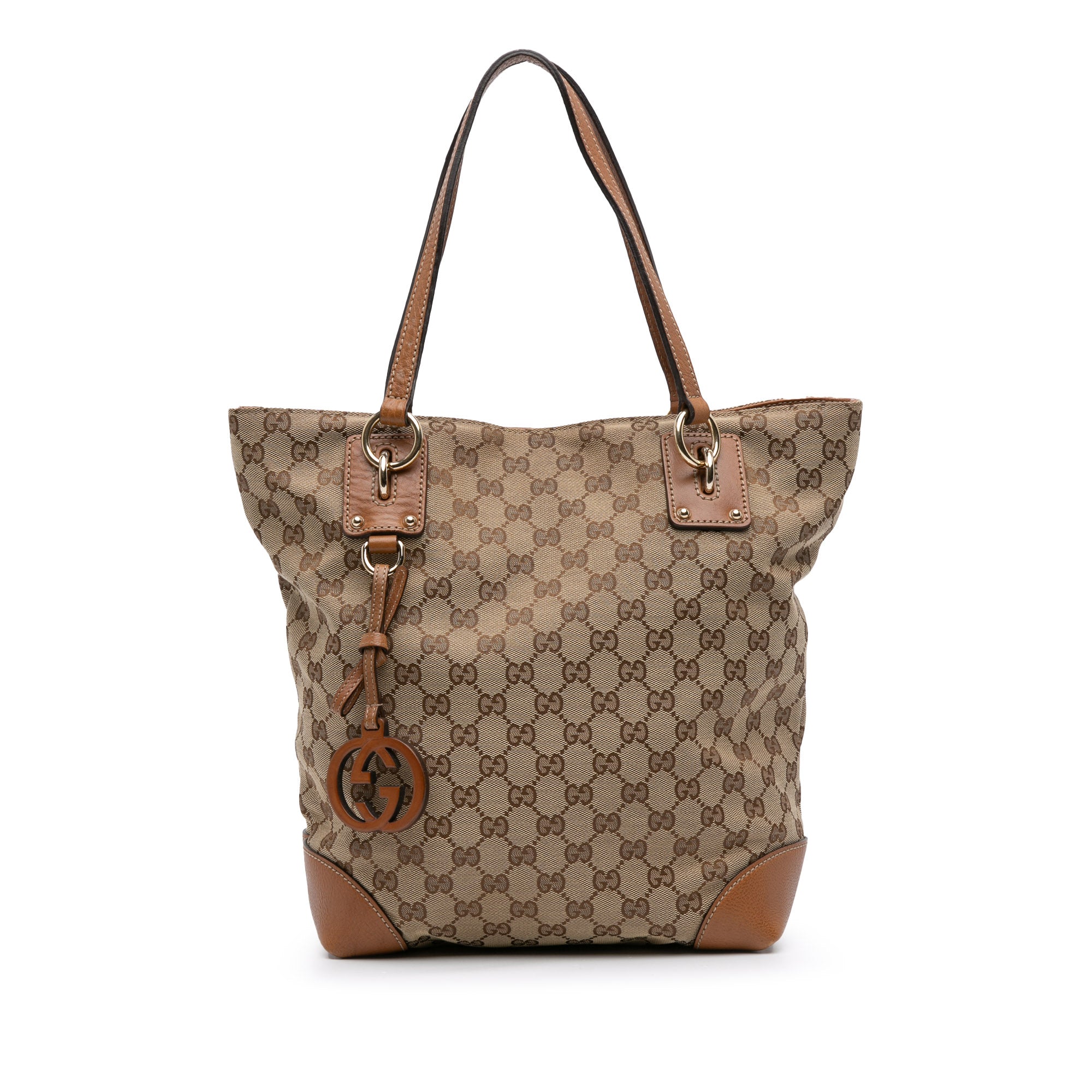 Medium GG Canvas GG Charm Tote