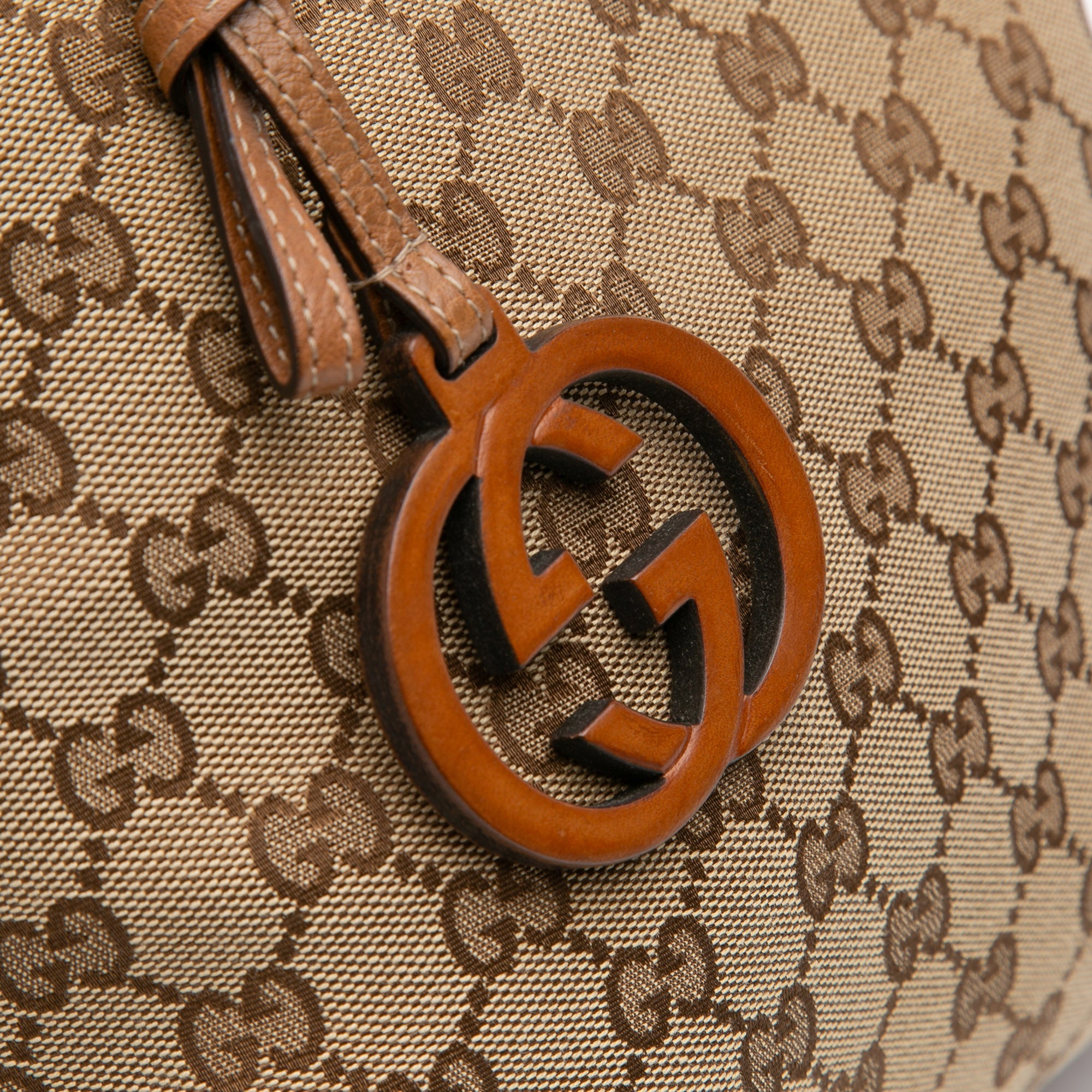 Medium GG Canvas GG Charm Tote