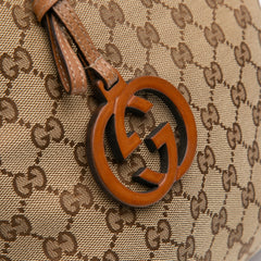 Medium GG Canvas GG Charm Tote