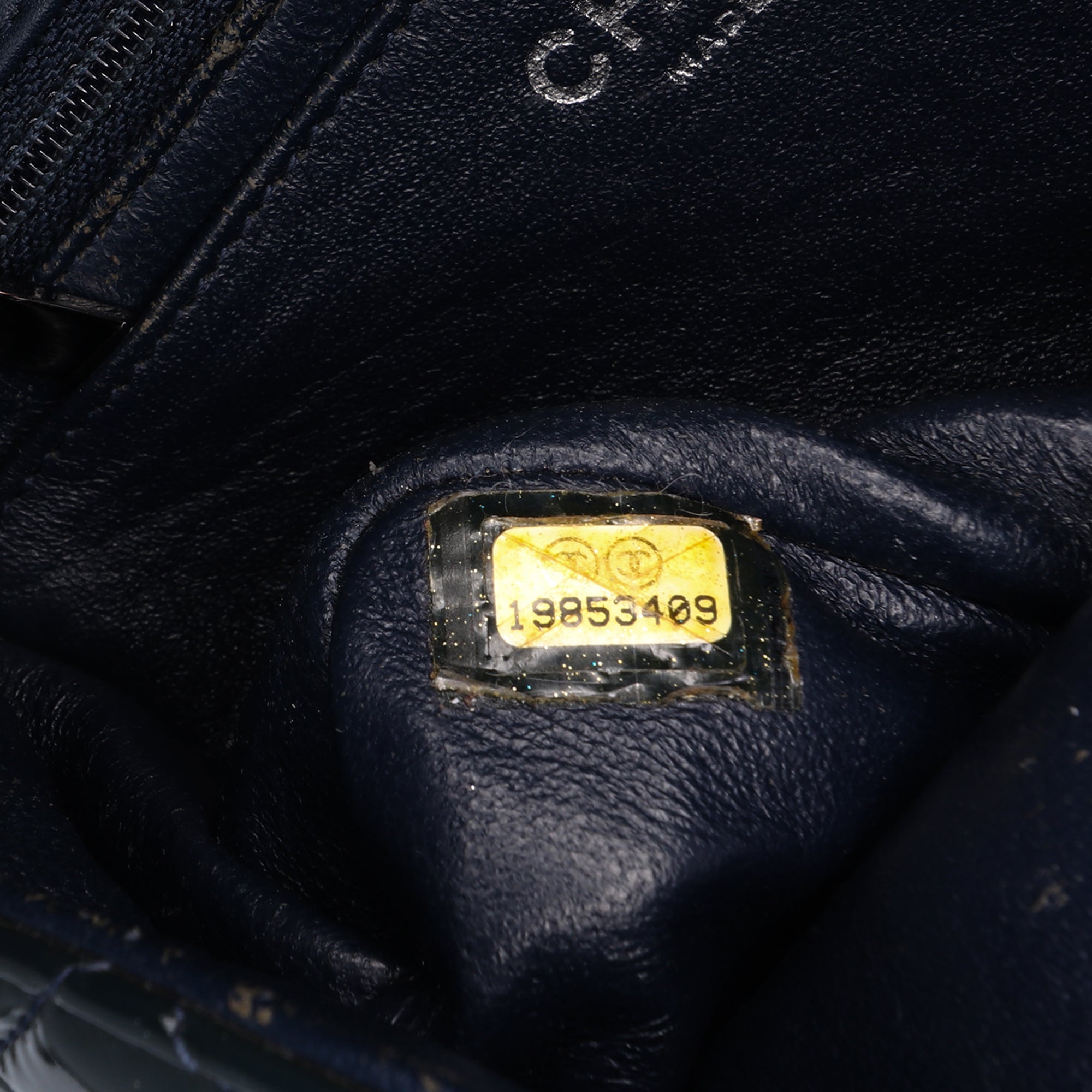 Mini Square Classic Patent Single Flap