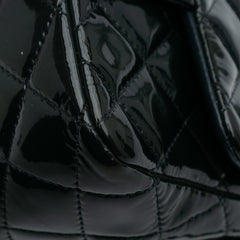 Mini Square Classic Patent Single Flap