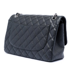 Jumbo Classic Caviar Double Flap