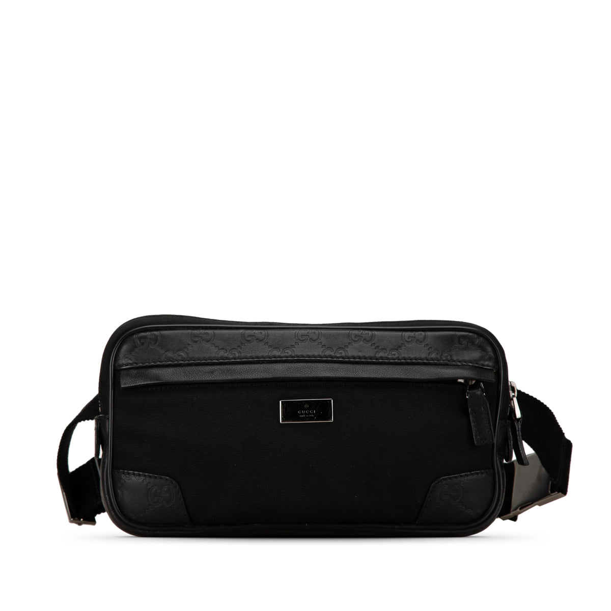 Guccissima Nylon Trim Belt Bag