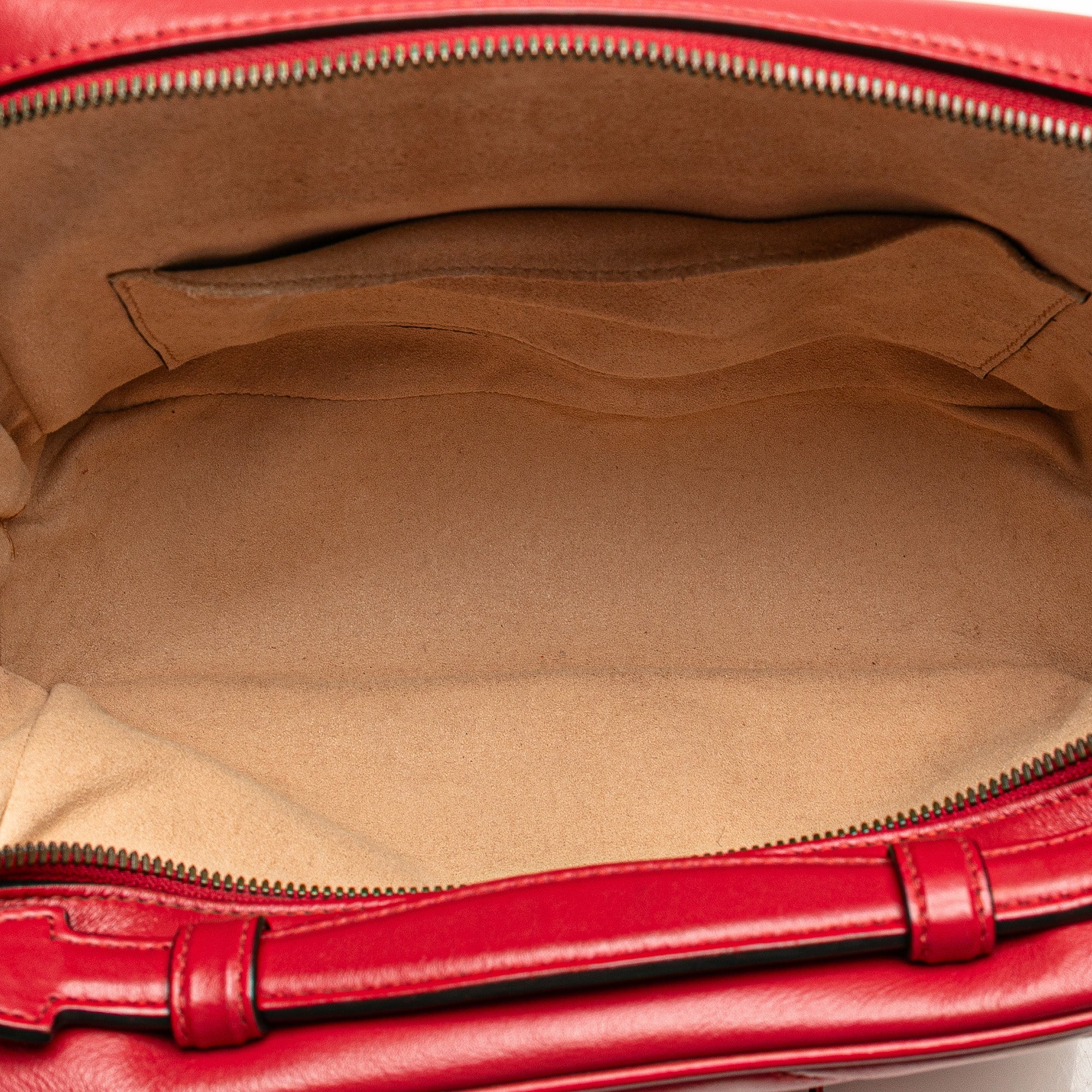 Small GG Marmont Matelasse Leather Sylvie Top Handle Satchel