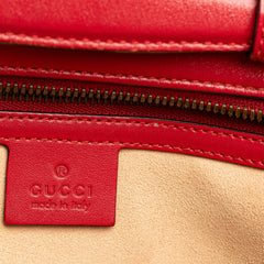 Small GG Marmont Matelasse Leather Sylvie Top Handle Satchel