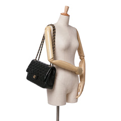 Jumbo Classic Lambskin Double Flap
