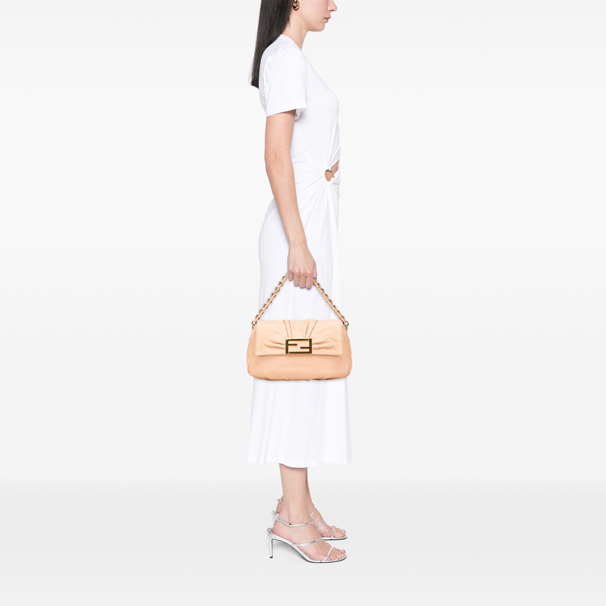 Leather Mia Flap Shoulder Bag