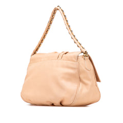 Leather Mia Flap Shoulder Bag