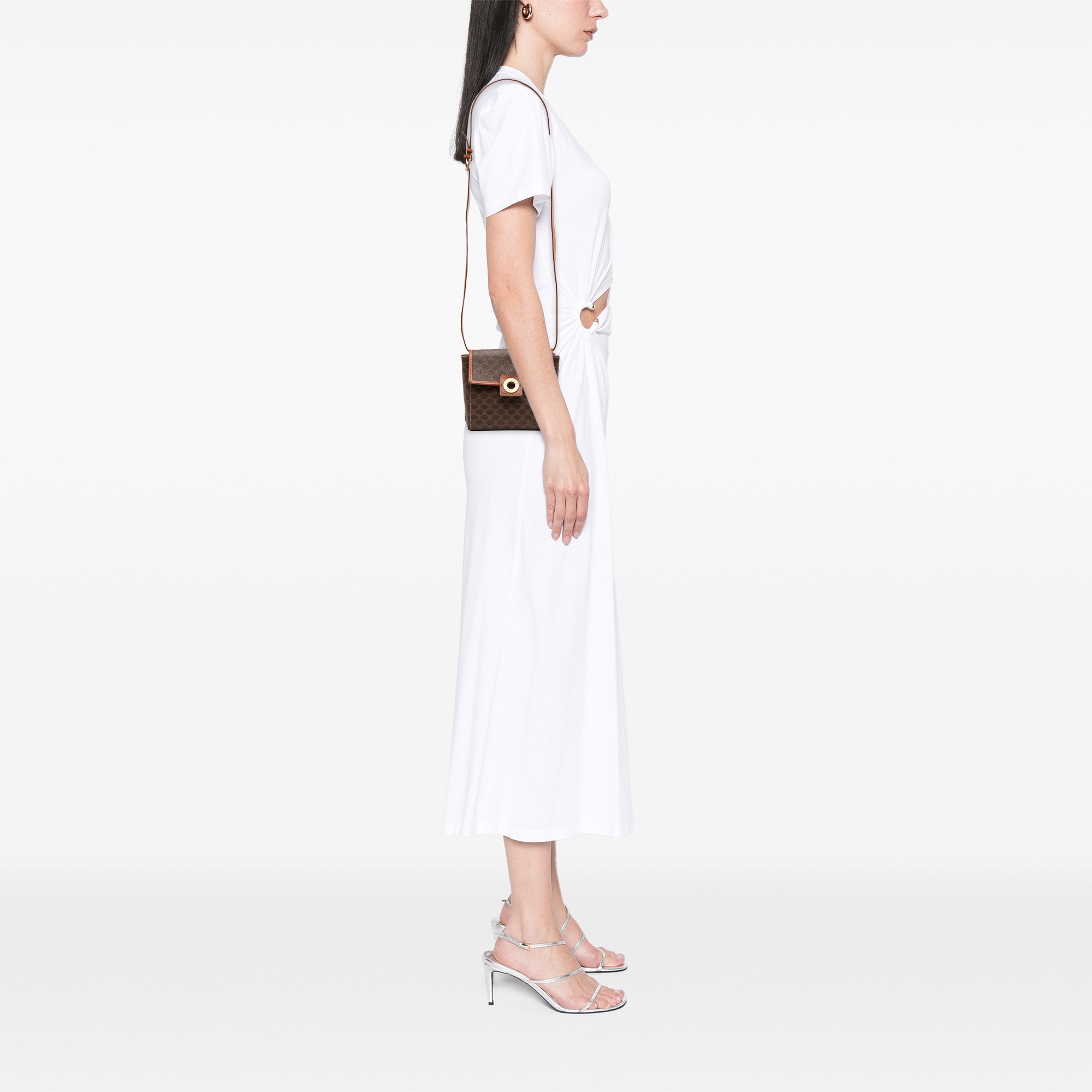 Macadam Coated Canvas Crossbody
