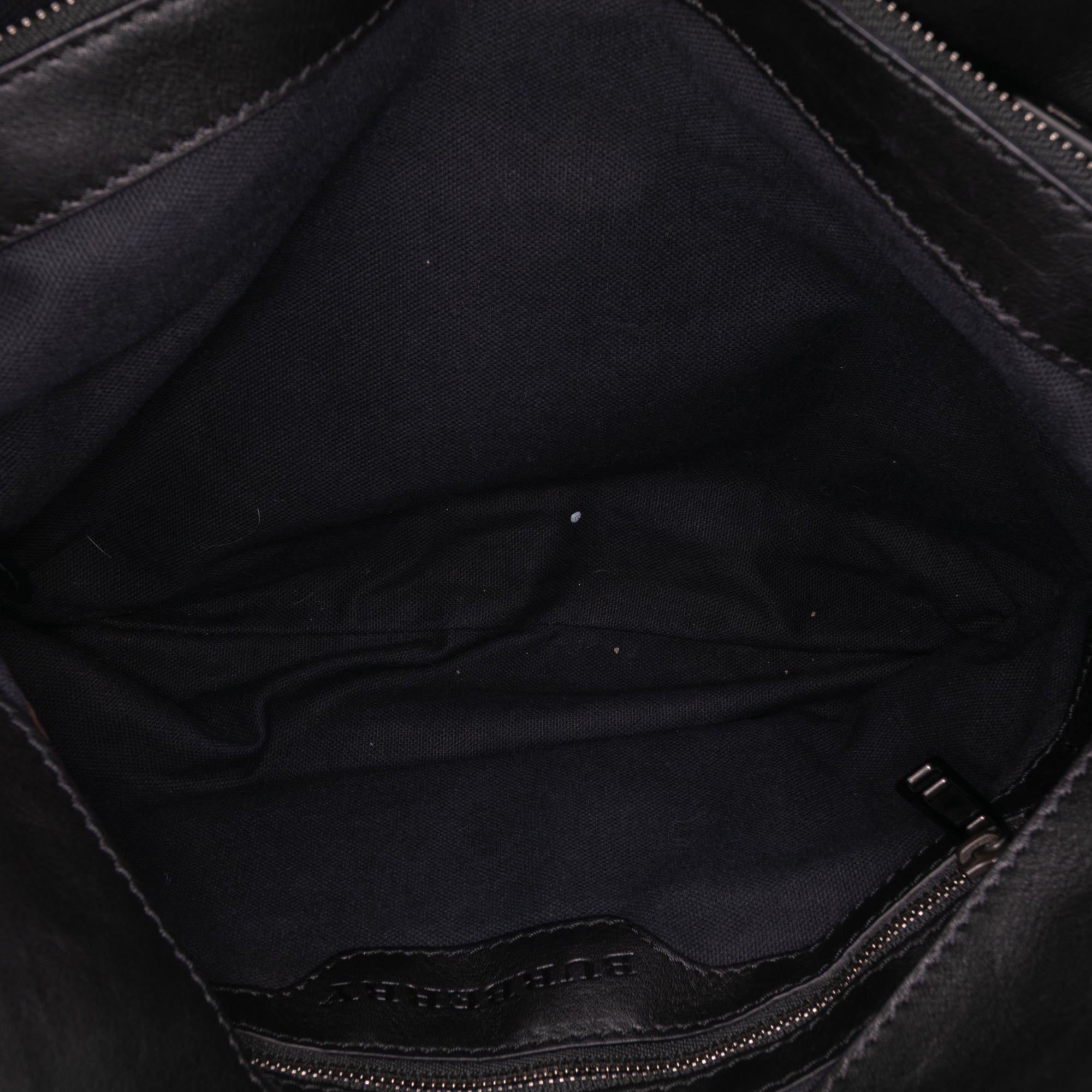 House Check Canvas and Leather Parsons Satchel