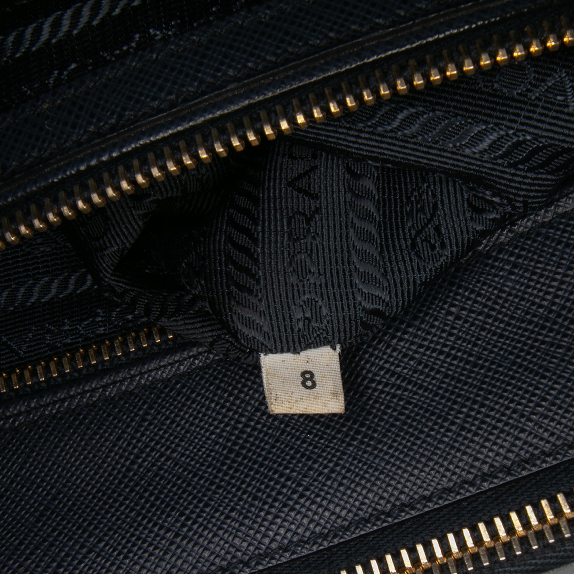 Medium Bicolor Saffiano Lux Galleria Double Zip Satchel
