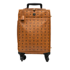 Small Visetos Coated Canvas Traveler Cabin Trolley Suitcase