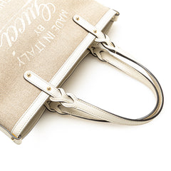 Small Canvas Craft Logo Tote Model