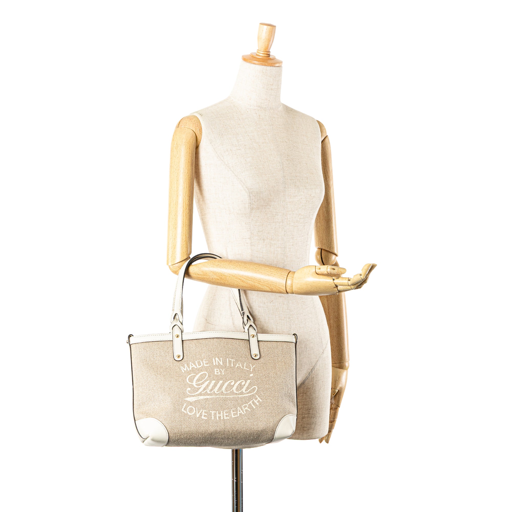 Small Canvas Craft Logo Tote Model