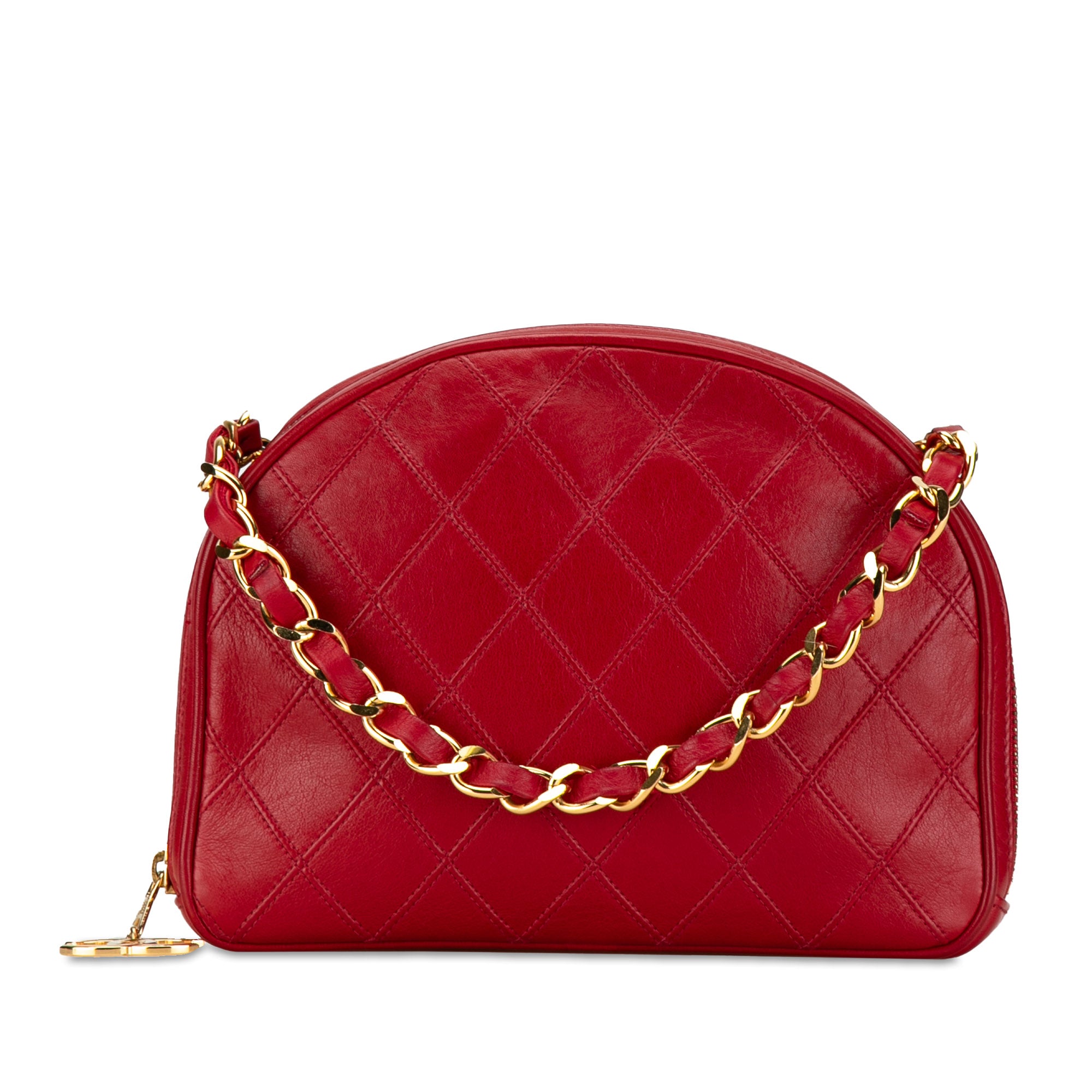 Quilted Calfskin Chain Handbag_0