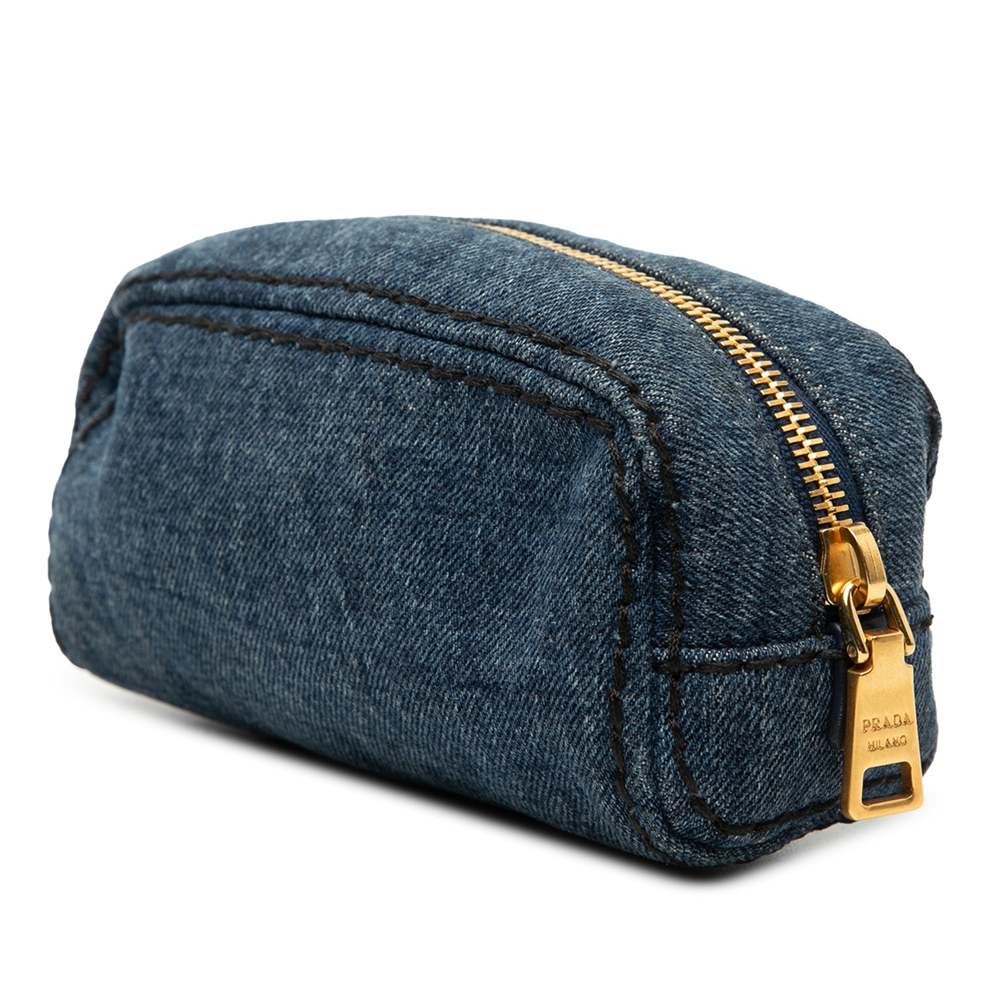 Denim Cosmetic Pouch