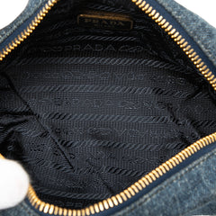 Denim Cosmetic Pouch
