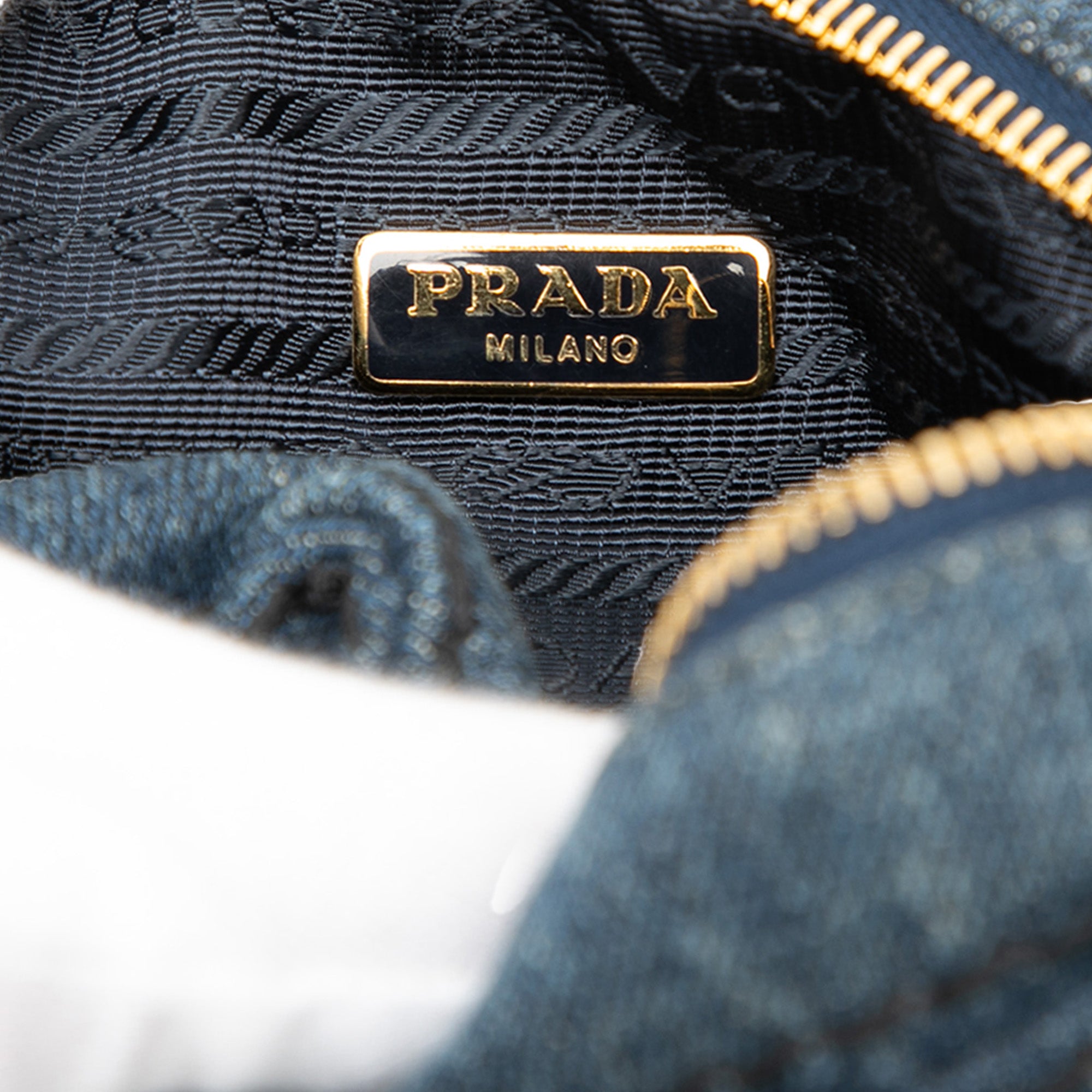 Denim Cosmetic Pouch