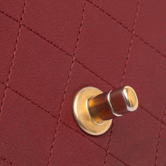 Medium Quilted Sheepskin Front Chain Flap