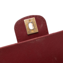 Medium Quilted Sheepskin Front Chain Flap