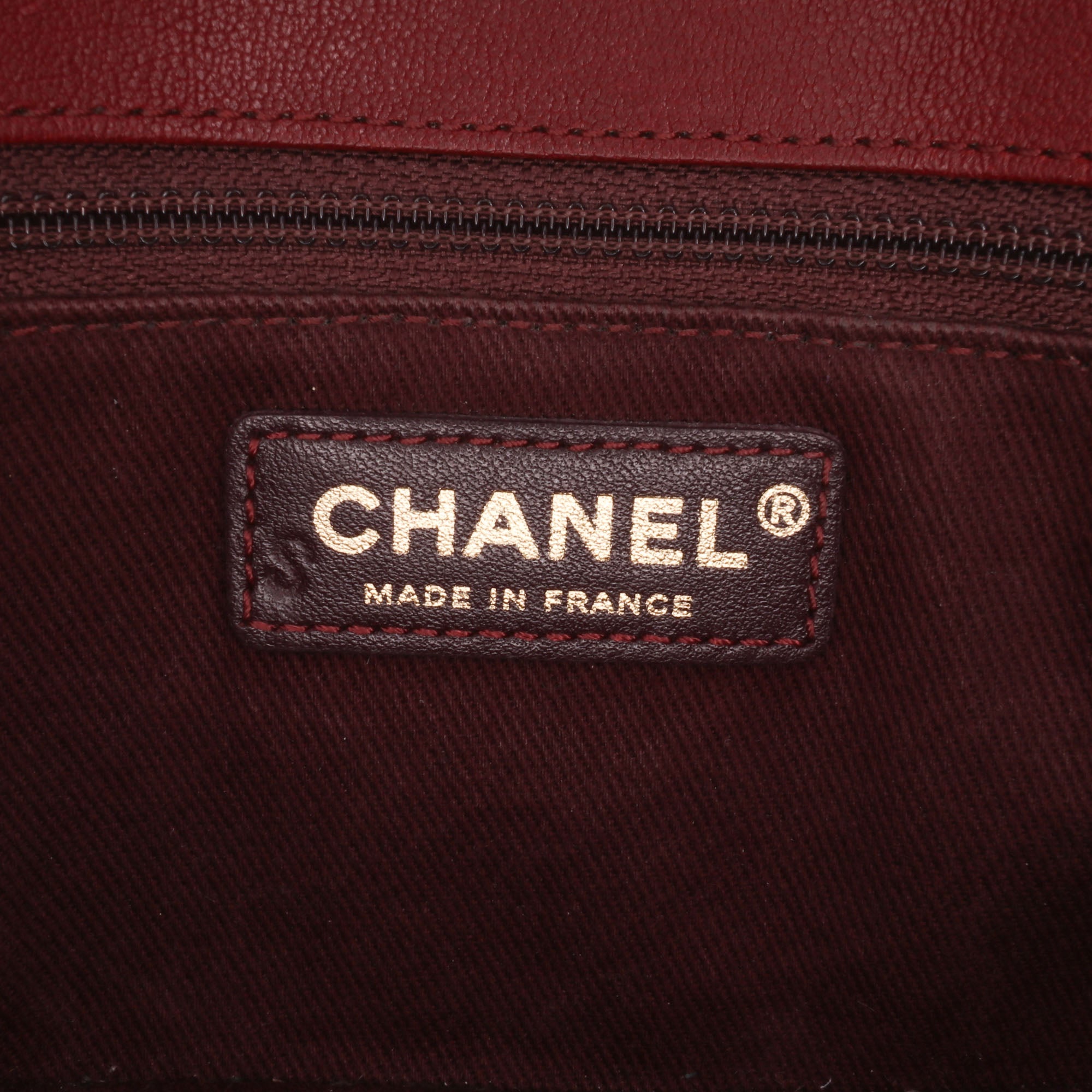 Medium Quilted Sheepskin Front Chain Flap