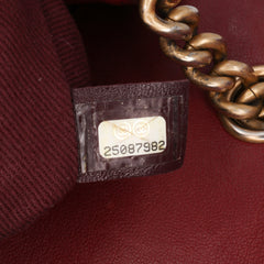 Medium Quilted Sheepskin Front Chain Flap