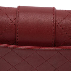Medium Quilted Sheepskin Front Chain Flap