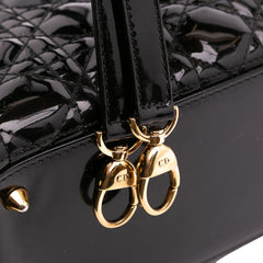 Medium Patent Cannage Lady Dior