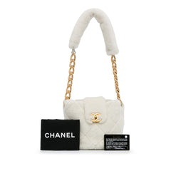 Shearling CC Shoulder Bag