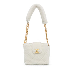 Shearling CC Shoulder Bag