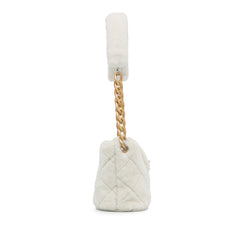 Shearling CC Shoulder Bag
