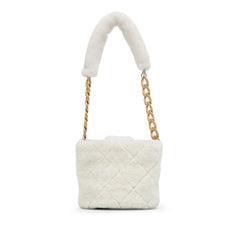 Shearling CC Shoulder Bag