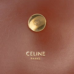 Triomphe Coated Canvas and Calfskin Besace Crossbody