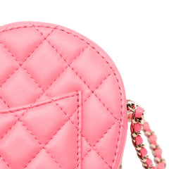 Lambskin CC in Love Heart Crossbody
