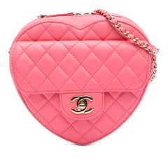 Lambskin CC in Love Heart Crossbody