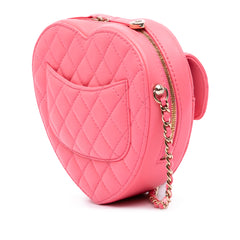 Lambskin CC in Love Heart Crossbody