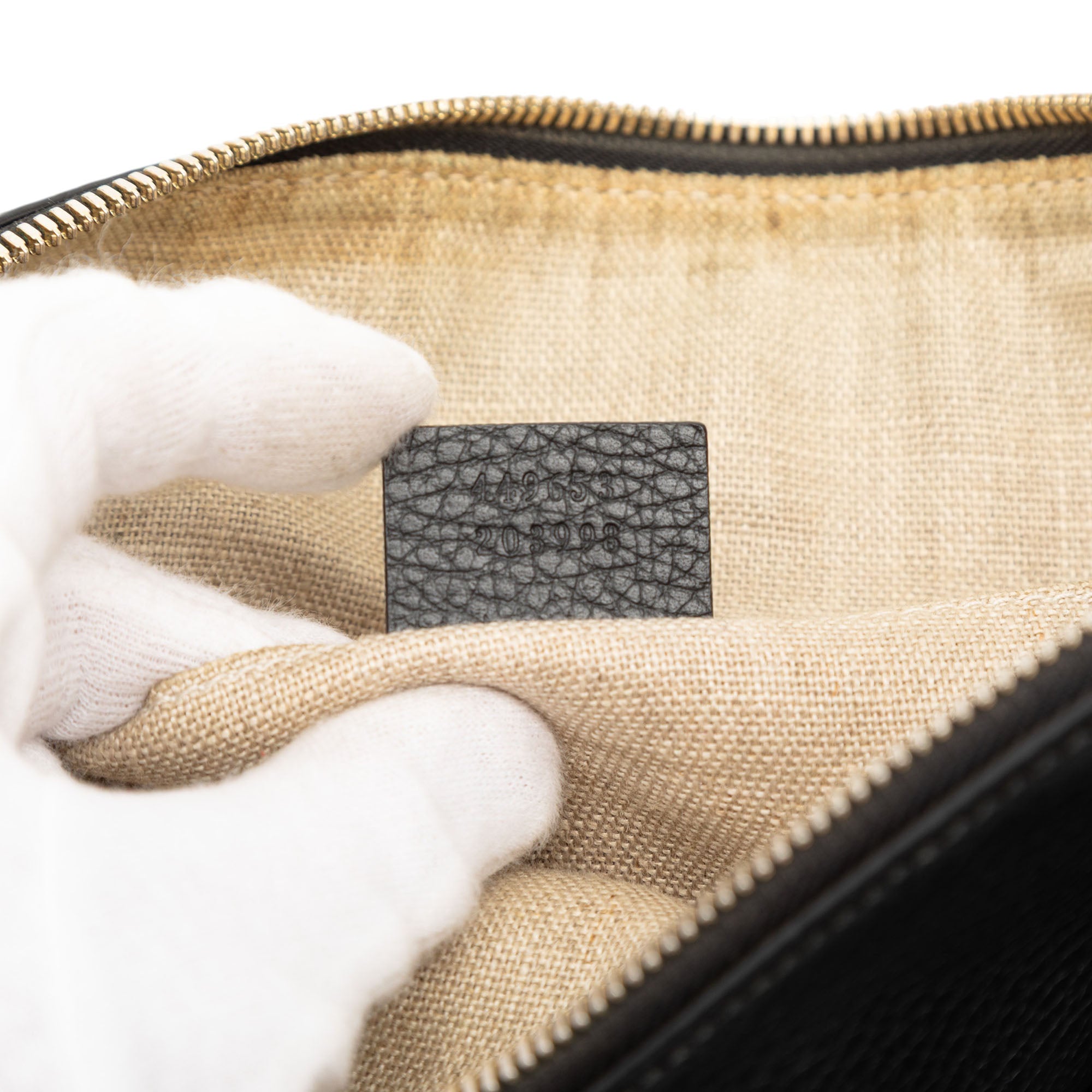 Calfskin Bamboo Tassel Clutch