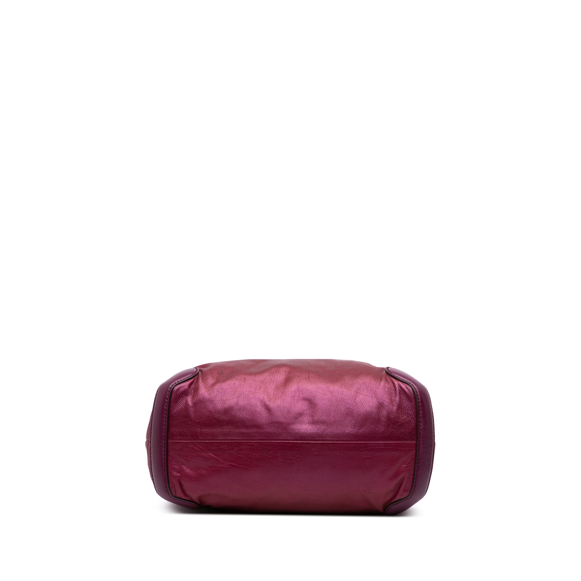 Medium Metallic Leather Galaxy Chain Shoulder Bag