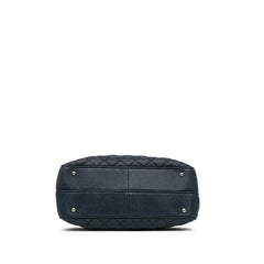 Large Quilted Caviar Urban Companion Tote