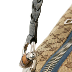 Medium GG Canvas Bamboo Bar Tote