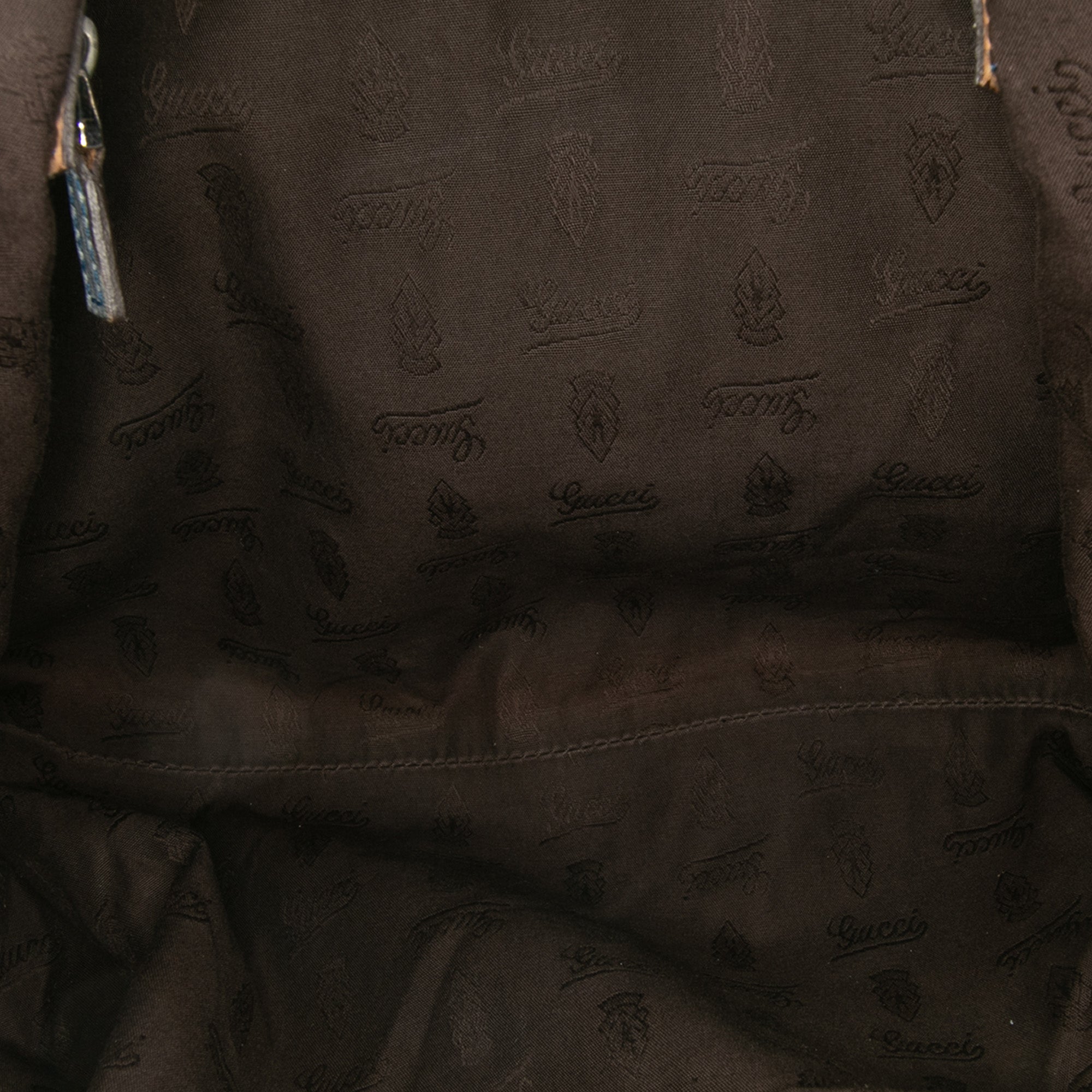 Medium GG Canvas Bamboo Bar Tote