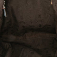 Medium GG Canvas Bamboo Bar Tote