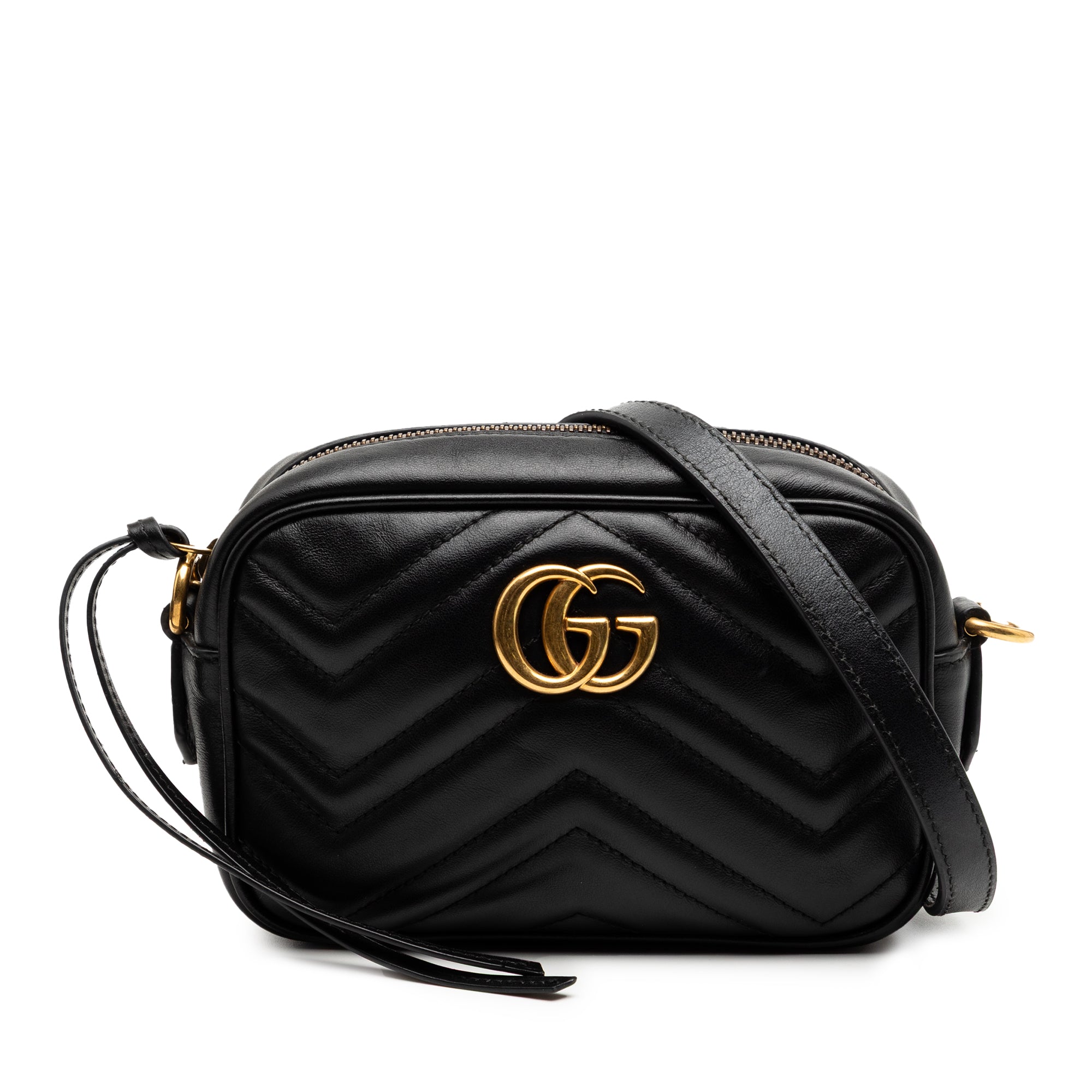 Mini GG Marmont Matelasse Leather Crossbody